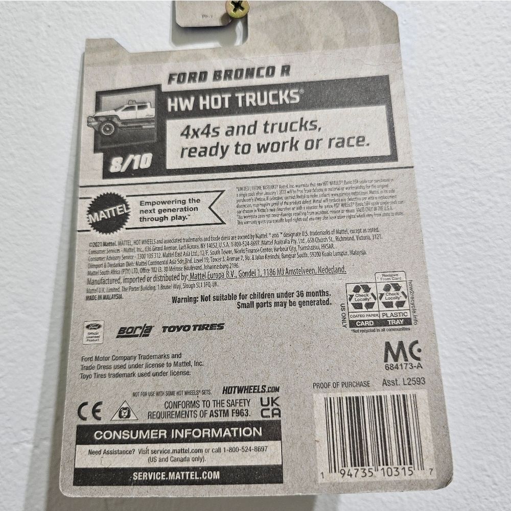 Hotwheels Ford Bronco R - Picture 5 of 5